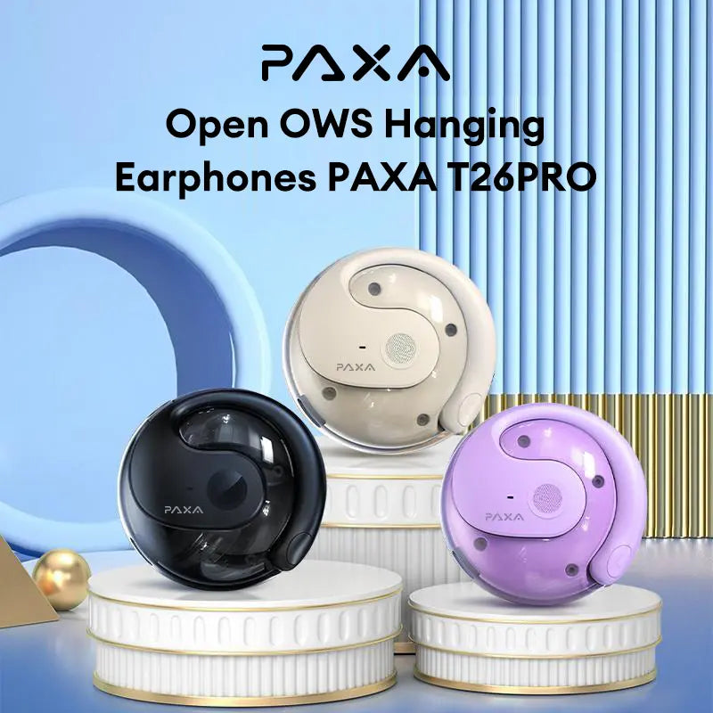 Experience Luxurious Sound with PAXA T26 Pro Wireless Earbuds - Perfect for Music and Calls, Featuring Call Noise Cancellation and Waterproof Design