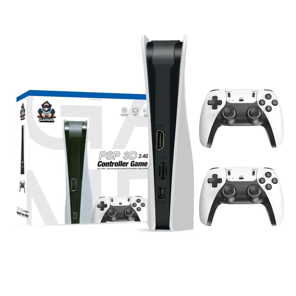 P5X All-In-One Retro Arcade Gaming Console with Dual Controllers - Perfect Gift for Children (Not Compatible with PS5)