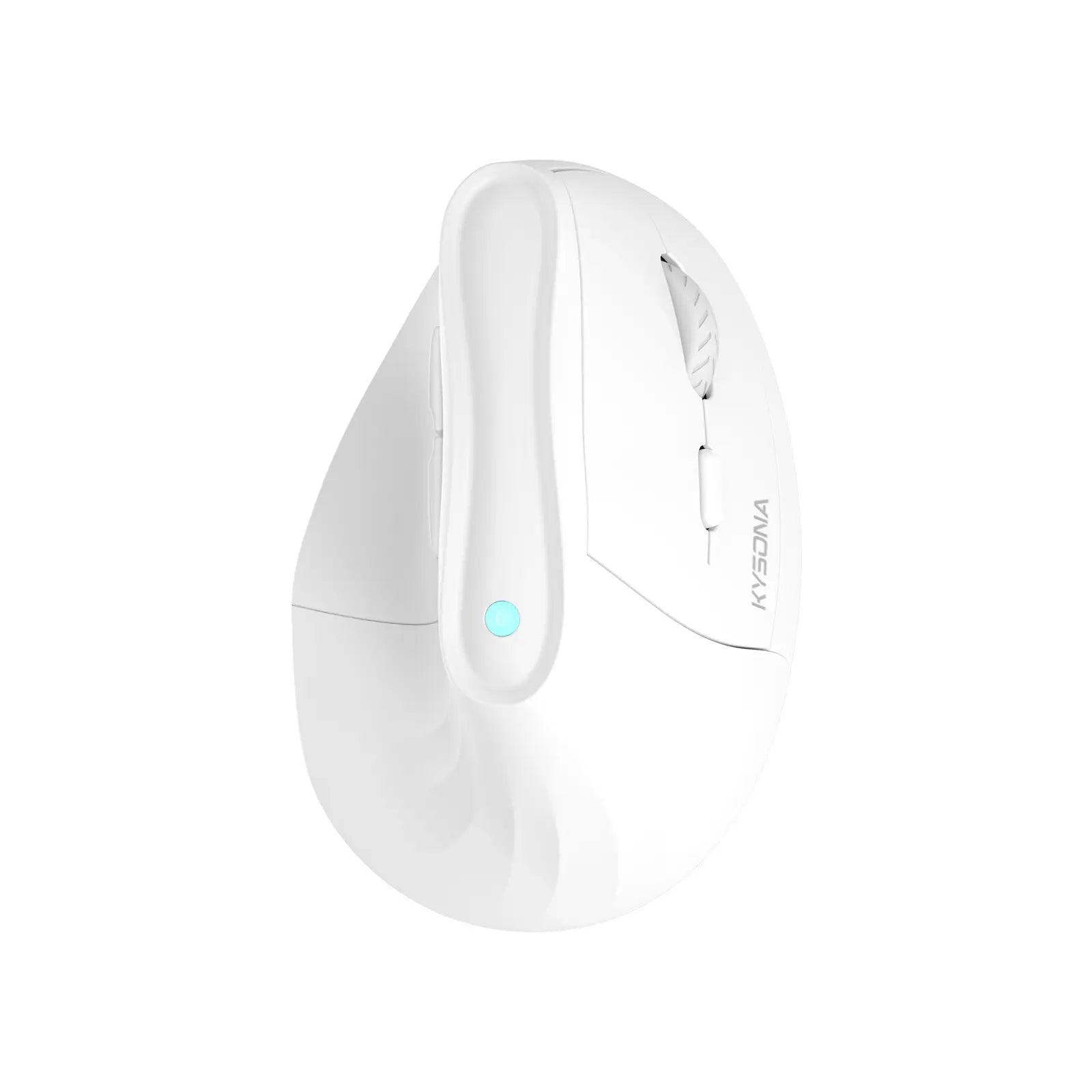 KYSONA Wireless Ergonomic Vertical Mouse with Bluetooth, Quiet Click, 5 Adjustable DPI Levels (800/1200/2400/3200/4000), Rechargeable 2.4G Compatibility for PC, Mac, and Laptop
