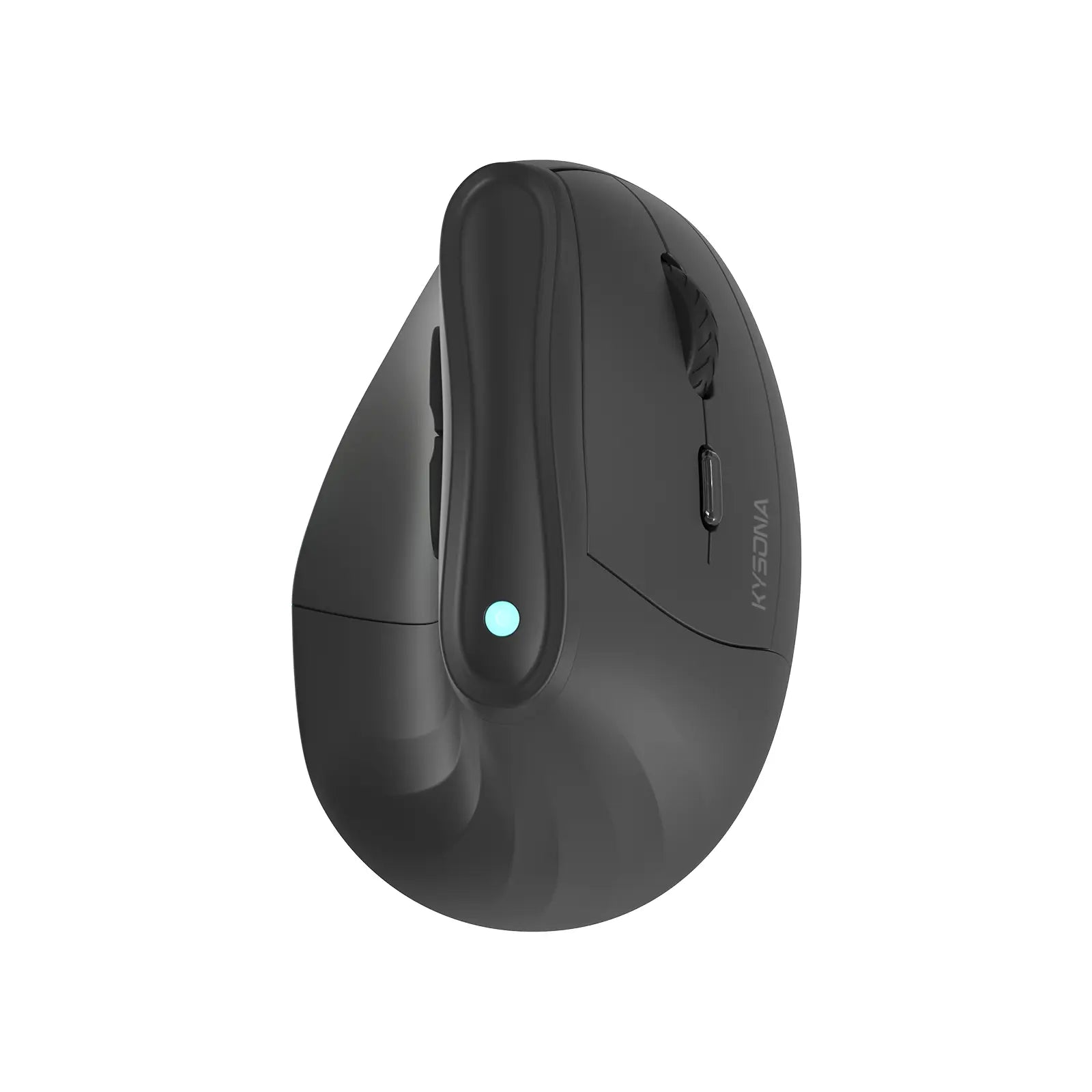 KYSONA Wireless Ergonomic Vertical Mouse with Bluetooth, Quiet Click, 5 Adjustable DPI Levels (800/1200/2400/3200/4000), Rechargeable 2.4G Compatibility for PC, Mac, and Laptop