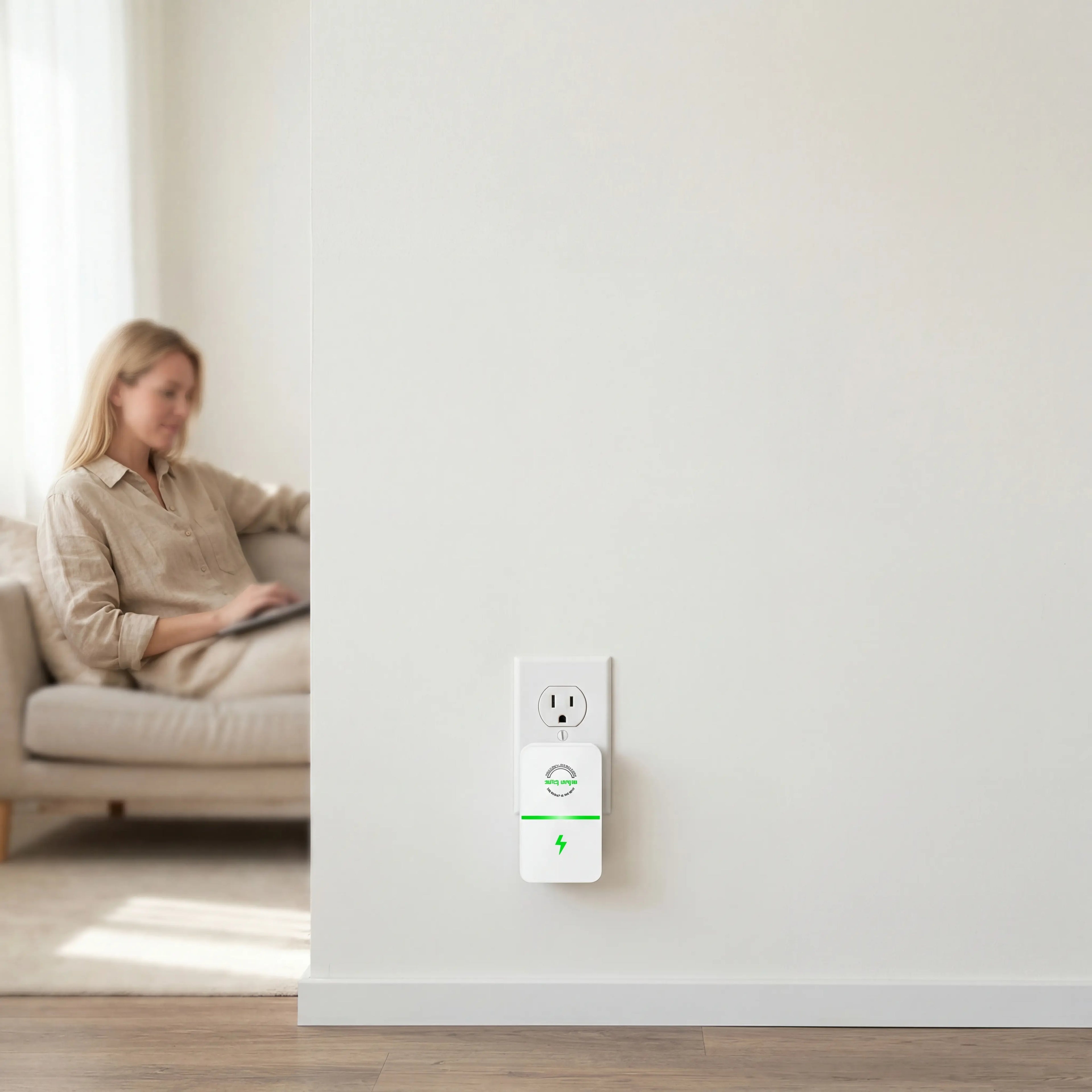 Updated 2026 Plug-In Power Box with US Plug, Compatible with 90–250V Input Range Multi Plug Outlet