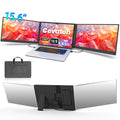 Cevaton 15.6" Laptop Screen Extender - 1080P FHD Dual Portable Monitor for 13-17.3" Laptops, Ultra-Slim Design, USB-C Plug & Play Compatibility with Windows, Mac, and Android
