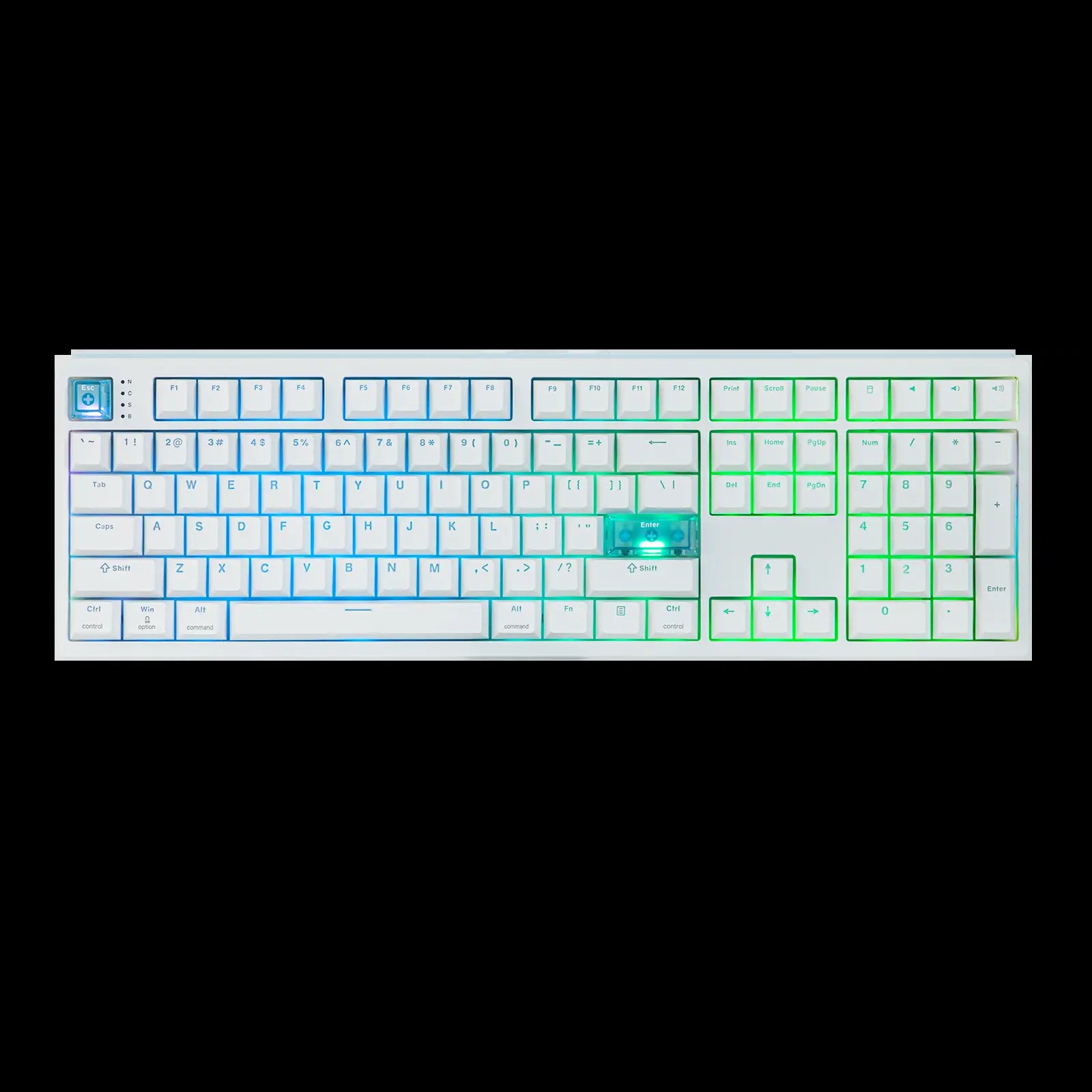 EPOMAKER HE108 Wireless Gaming Keyboard - Full-Sized Hall Effect Design with 8K Polling Rate, 10000mAh Battery, SOCD & DKS Technology, Custom Driver RGB Backlit PBT Keycaps, Ideal for Gaming and Streaming