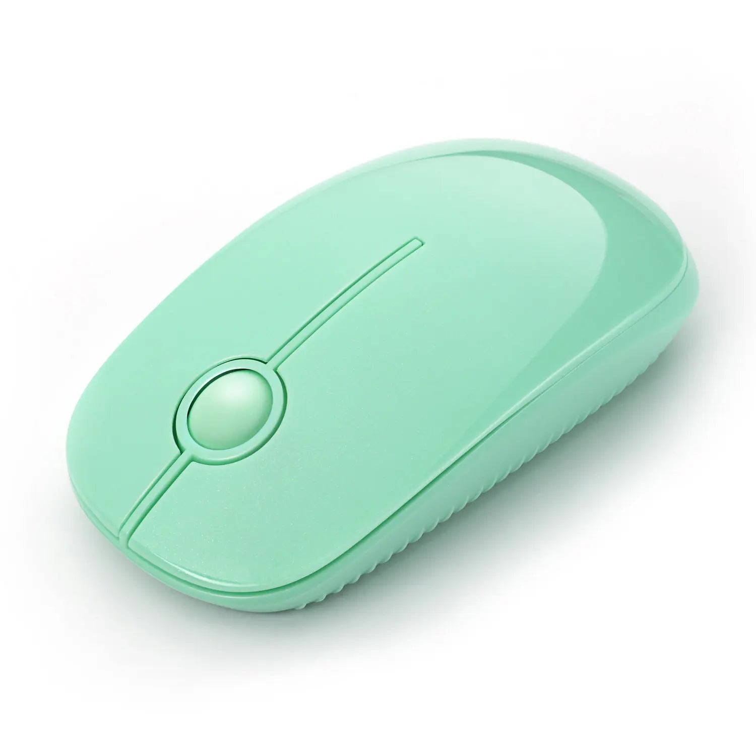 Vssoplor 2.4G Wireless Slim Optical Mouse with Nano Receiver - Portable and Silent Design for Laptops and PCs in Black and Gold