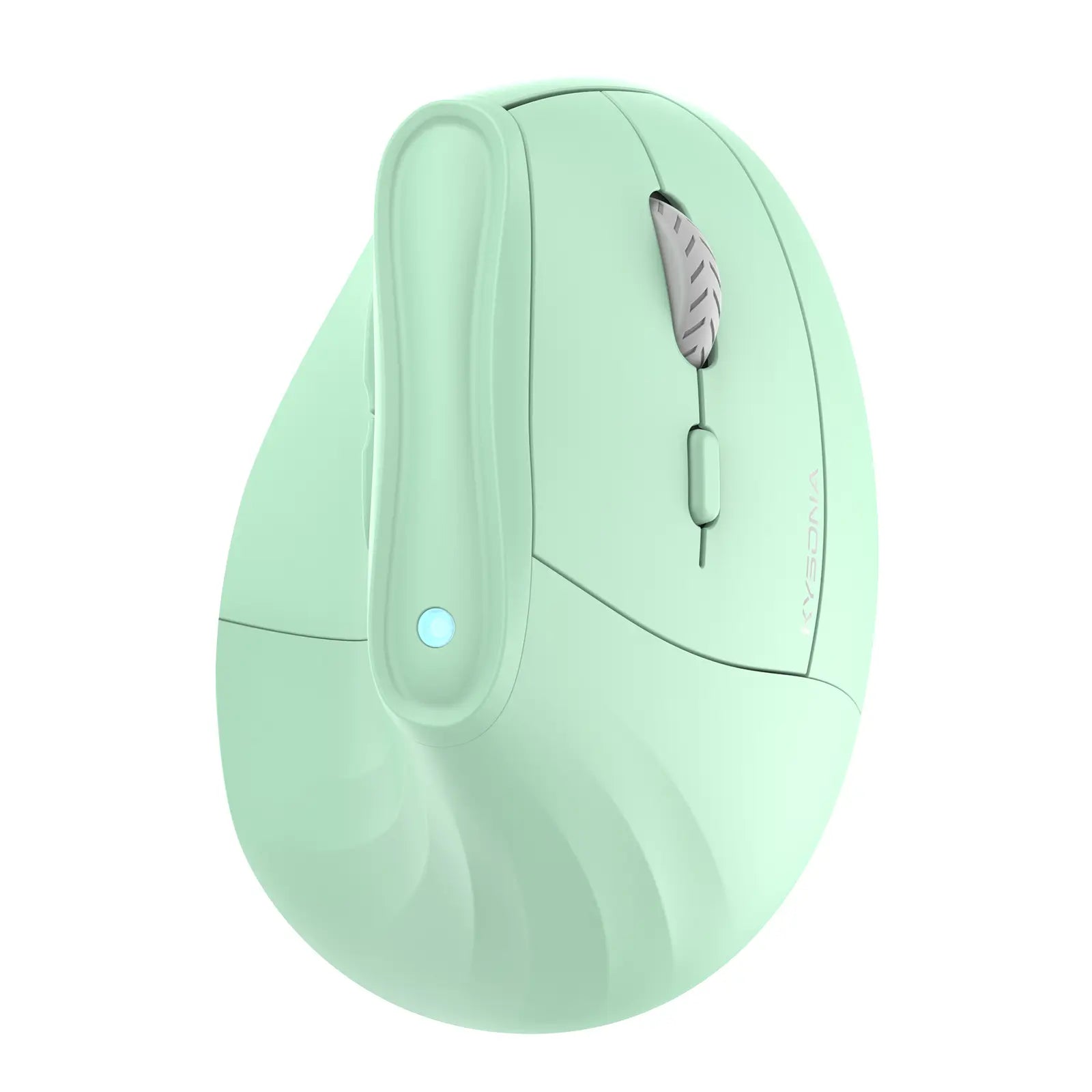 KYSONA Wireless Ergonomic Vertical Mouse with Bluetooth, Quiet Click, 5 Adjustable DPI Levels (800/1200/2400/3200/4000), Rechargeable 2.4G Compatibility for PC, Mac, and Laptop